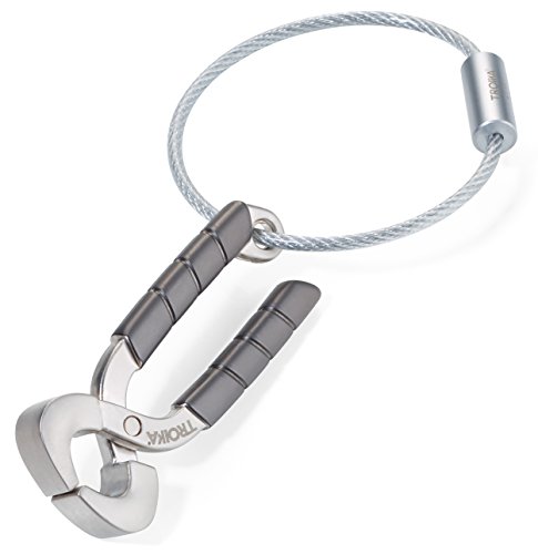 TROIKA MAN`S BEST FRIENDS pincers SCHLÜSSELANHÄNGER - KR16-25/MA - Schlüsselhalter - Zange - matt - verchromt - dunkelgrau/hellgrau - das Original von TROIKA