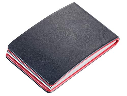 TROIKA RED PEPPER STYLE – CDC92/LE – Visitenkartenetui – Visitenkartenbox – magnetischer Verschluss – Ausleseschutz (für RFID-Chips) – Kunstleder, Stahl – rot, schwarz – TROIKA-Original von TROIKA