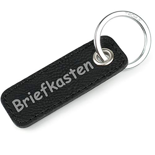 TROIKA Retrotag Briefkasten | Schlüsselring und Anhänger im Retro Style | hochwertiger und langlebiger Schlüsselanhänger | inkl Original Keyring | in Geschenkverpackung von TROIKA