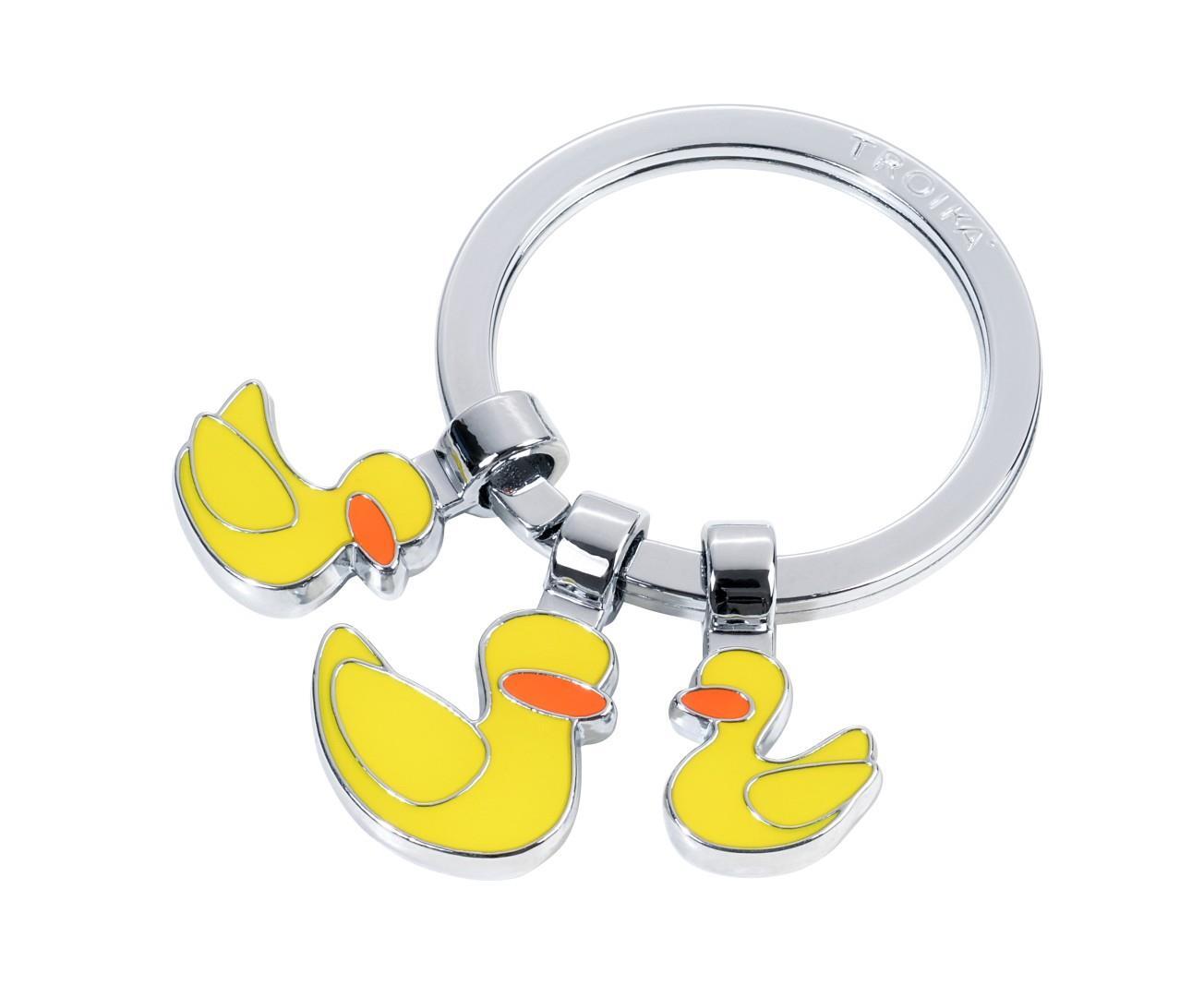 TROIKA - Schlüsselanhänger Yellow Duck Shiny Multicolor von TROIKA