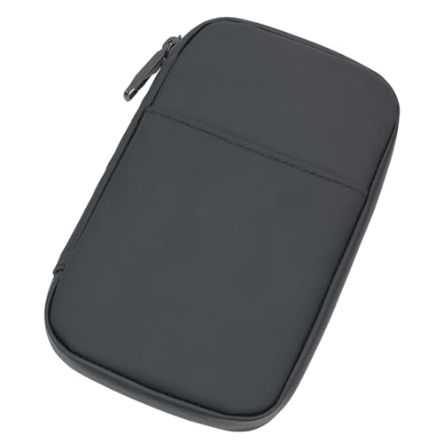 TROIKA Smart Traveller und Kabel Organizer Black TECH Traveller – Frontfach, Reißverschlussfach, Kartenfächer – Polyester, Polyurethan, Tarpaulin (Plane) – schwarz Original von TROIKA