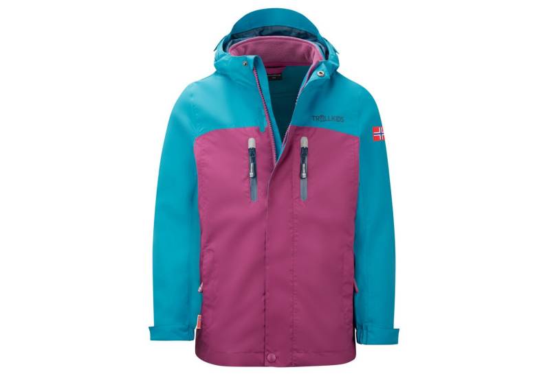 TROLLKIDS 3-in-1-Funktionsjacke Bryggen Wasserdicht, winddicht und atmungsaktiv von TROLLKIDS