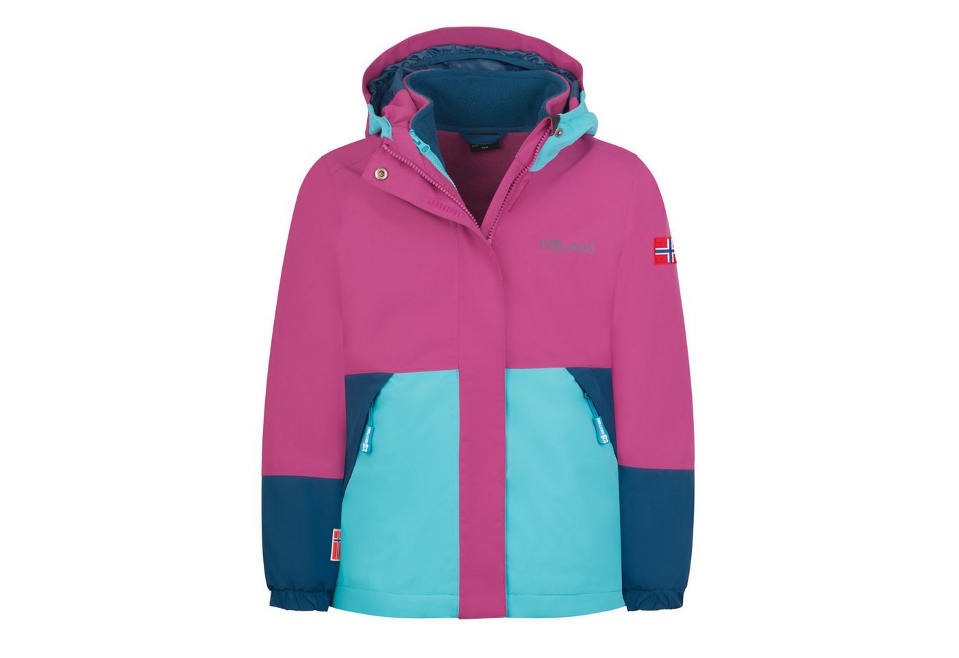 TROLLKIDS 3-in-1-Funktionsjacke Kjerak Wasserdicht von TROLLKIDS