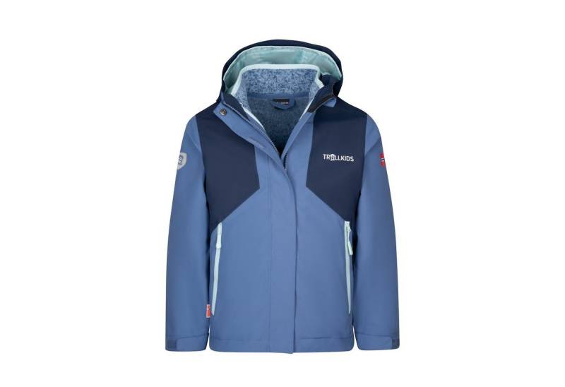 TROLLKIDS 3-in-1-Funktionsjacke Preikestolen Wasserdicht Atmungsaktiv ZIP-In System von TROLLKIDS
