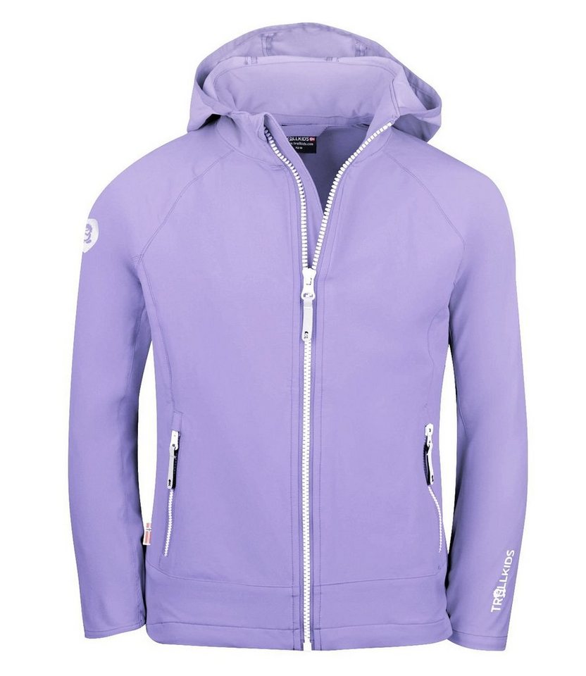 TROLLKIDS Softshelljacke Kvalvika integrierte Pack-away-Tasche von TROLLKIDS