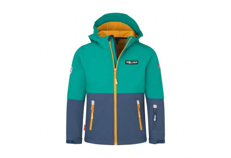 TROLLKIDS Softshelljacke Skjorta Winddicht und warm von TROLLKIDS