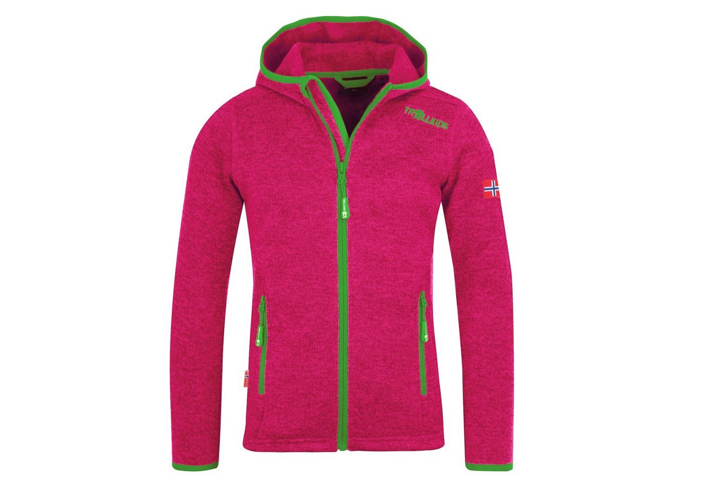 TROLLKIDS Strickfleece-Pullover GIRLS JONDALEN JACKET XT von TROLLKIDS