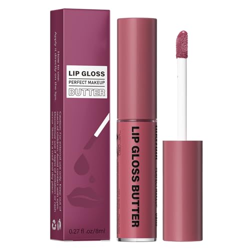 Glänzender Lipgloss | Wasserfester, feuchtigkeitsspendender Lipgloss-Tönung,Slight Shine Lip Plumper Gloss Lip Stain für schälende Haut, trockene Lippen und Lippen-Make-up Troonz von TROONZ