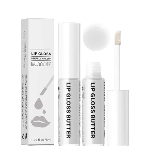 Hochglänzender Lipgloss - Wasserfester, feuchtigkeitsspendender Lipgloss-Tönung,Lip Plumper Gloss, langanhaltender Lippenfleck für Lippen-Make-up, Frauen und Mädchen, schälende Haut Troonz von TROONZ