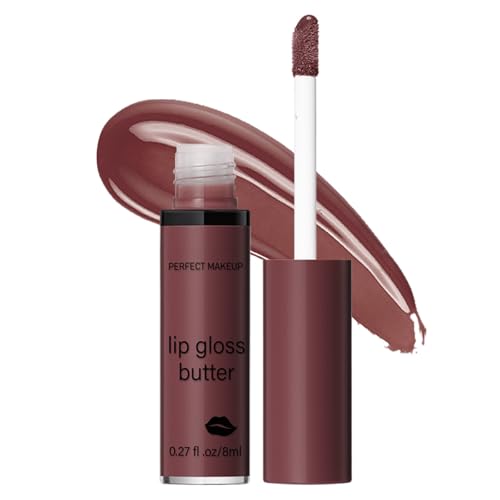 Lipglossöl für Frauen - Wasserfester, feuchtigkeitsspendender Lipgloss-Tönung,Slight Shine Lip Plumper Gloss Lip Stain für schälende Haut, trockene Lippen und Lippen-Make-up Troonz von TROONZ