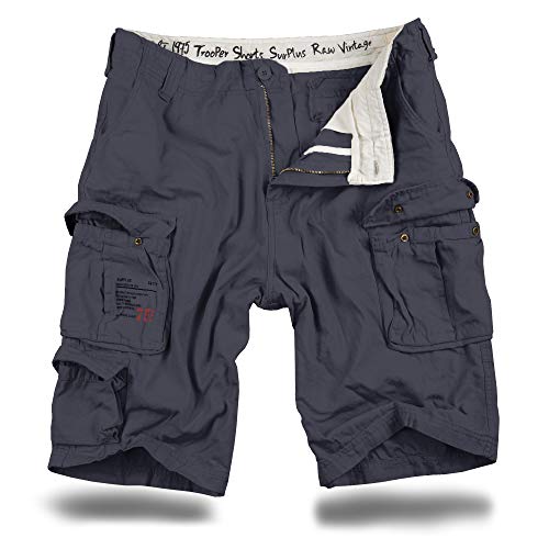 Trooper Cargo Shorts Lightning Edition - anthrazit S von Trooper