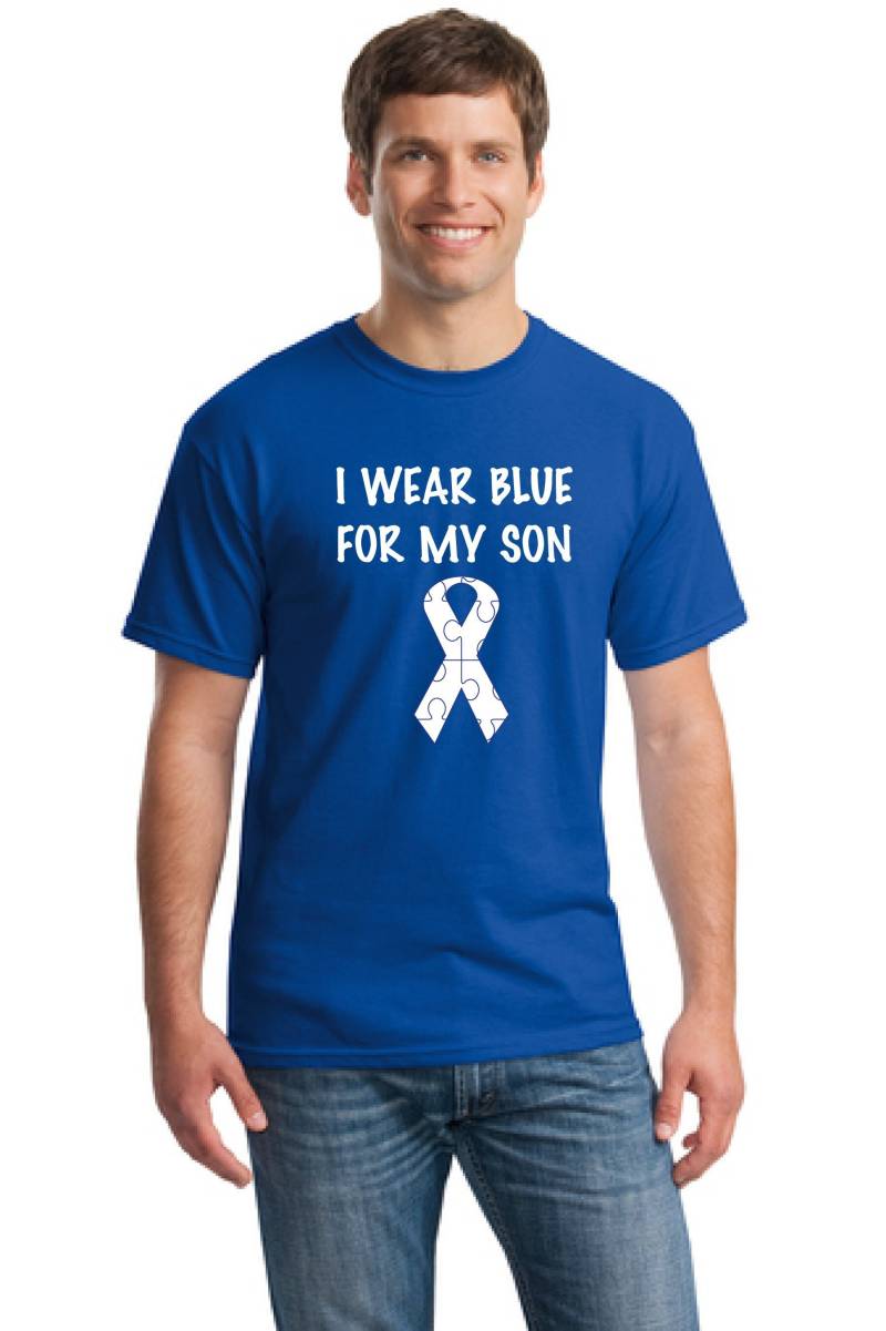 Autismus-T-Shirt-Autismus Bewusstsein Shirt-Unisex Shirt-Geschenk Mann-Geschenk Mutter-Vater Für Papa-Autismus Sohn Autismus-Shirt Shirt Geschenk von TROPICALTSHIRTS