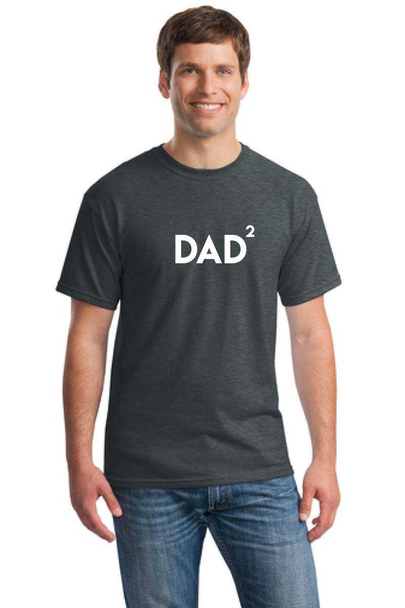 Dad2 T-Shirt-Zwei Kinder T-Shirt-Gift Dad Shirt-Geschenk Ehe-Gift Son-Geschenk An Ehemann Aus Wife-Anniversary Gift-Father Es Tag Geschenk Menen von TROPICALTSHIRTS