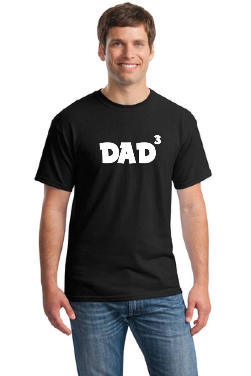 Dad3 Shirt-Drei Kids T-Shirt-Geschenk Band-Geschenk Husband-Geschenk Aus Wife-Father Es Tag Geschenk-Jubiläum-stift-Jubiläum-stich-Shirt-Geschenk von TROPICALTSHIRTS