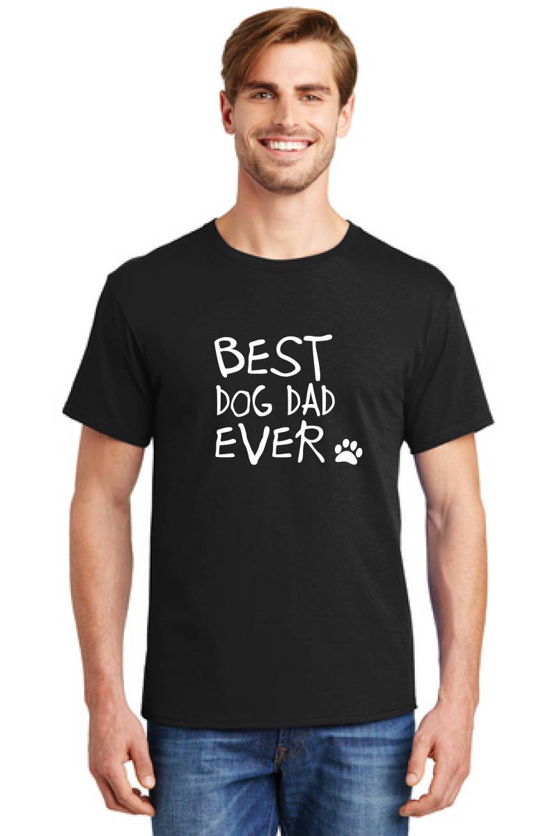 Dog Lover Gift, Best Dad Ever T-Shirt, Shirt, Parent Canine Shirt von TROPICALTSHIRTS
