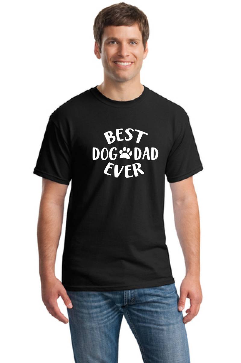 Dog Lover Gift, Best Dad Ever T-Shirt, Shirt, Parent Canine Shirt von TROPICALTSHIRTS