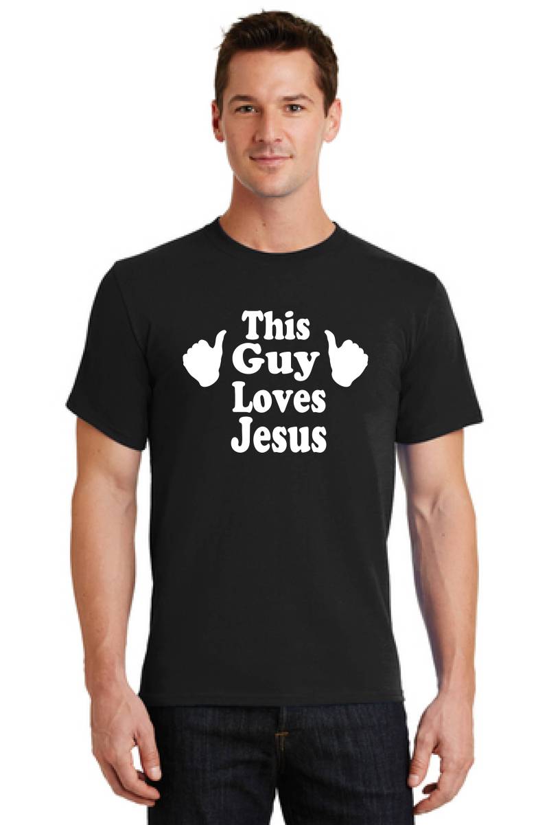 Jesus T-Shirt-Christian T-Shirt-God T-Shirt-Dieser Kerl Liebt T-Shirt-Evangelisieren T-Shirt-Kirche T-Shirt von TROPICALTSHIRTS