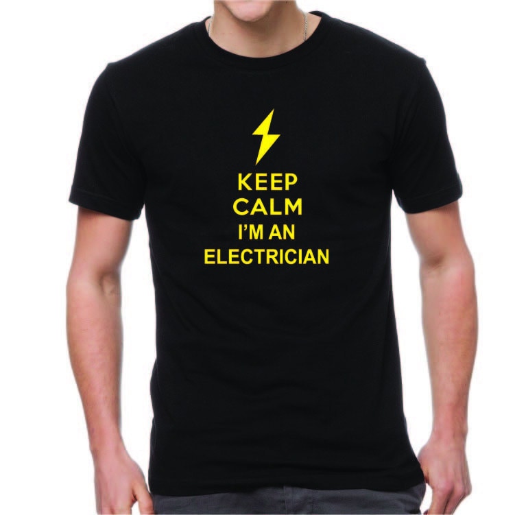 Keep Calm I " M A Electrician T-Shirt-Electrical T-Shirt-Occupation T-Shirt-Gift T-Shirt-Hand-Fehlerarbeiten T-Shirt-Unisex T-Shirt von TROPICALTSHIRTS