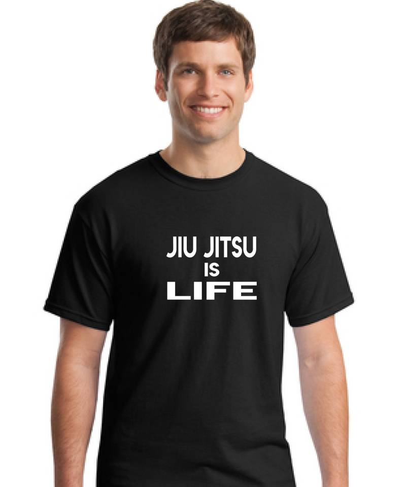 Mann Geschenk-Jiu Jitsu Shirt - Valentinstag Geschenk Vaters Tag Geschenk-Weihnachten Shirt-Jiu Für Leben-T-Shirt-Papa-Geschenk-Sohn von TROPICALTSHIRTS