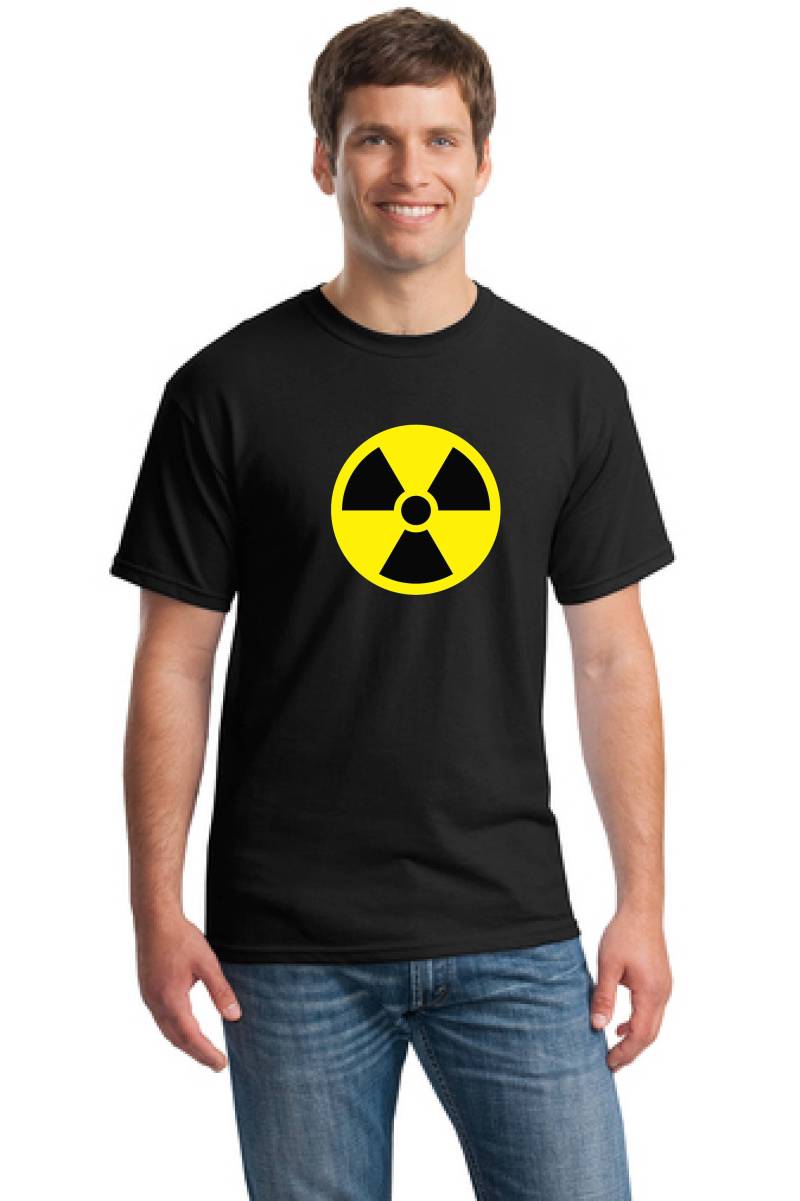 Radioaktives Symbol T-Shirt-Unisex T-Shirt-Gift T-Shirt Papa Oder Ehemänder-Occupational T-Shirt-Kostüm T-Shirt-Atomic Shirt-Nuclear von TROPICALTSHIRTS