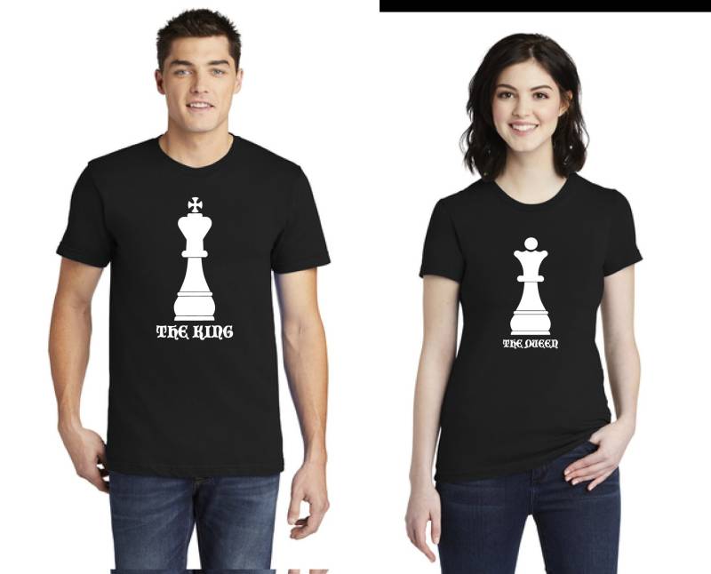 T-Shirt-T-Shirt-Mann Und Frau Hemden-Valentines Geschenk-Valentine Shirt-Weihnachten Geschenk-Vatertag Geschenk Seiner Ihn Paare T-Geschenk von TROPICALTSHIRTS