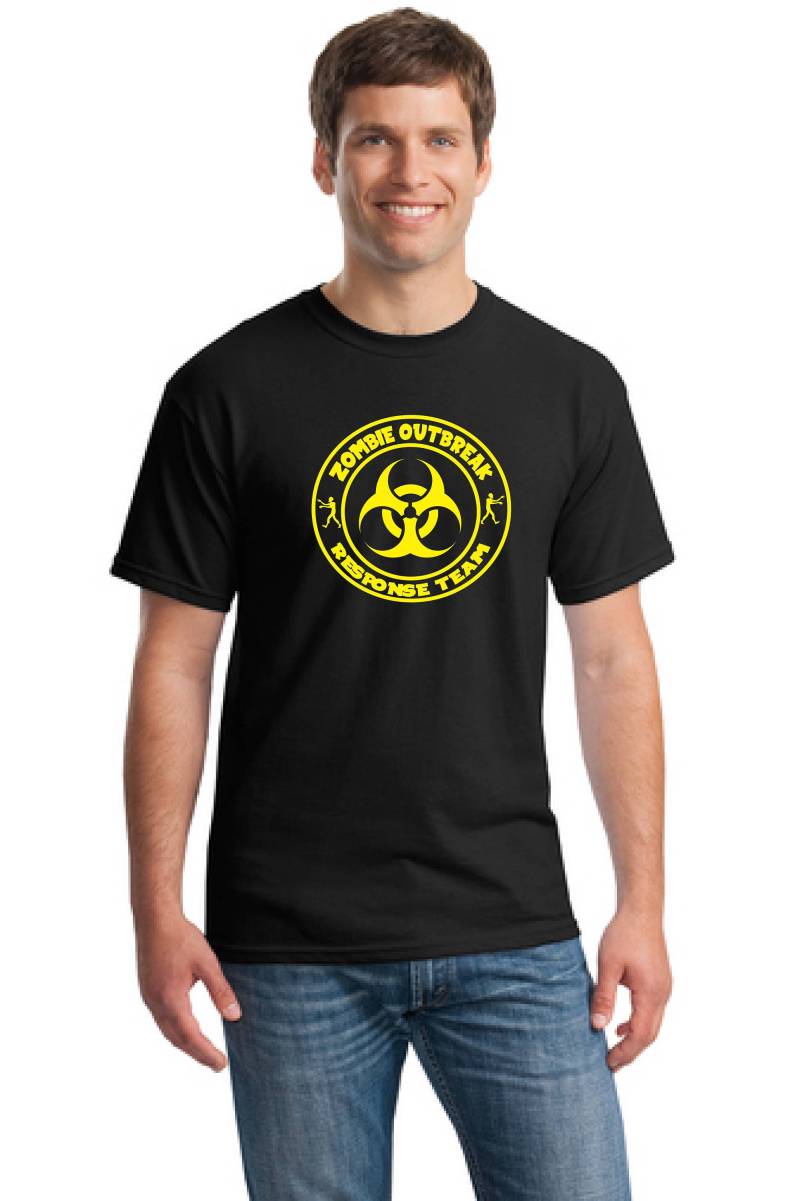 Zombie-T-Shirt-Sci-Fi-T-Shirt-Geschenk-Zombie-Ausbruch Reaktion Team T-Shirt-Husband Geschenk Shirt-Dad von TROPICALTSHIRTS