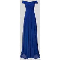 TROYDEN COLLECTION Abendkleid im Stufen-Look in Royal, Größe 40 von TROYDEN COLLECTION