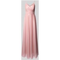 TROYDEN COLLECTION Abendkleid in Wickel-Optik in Rose, Größe 36 von TROYDEN COLLECTION