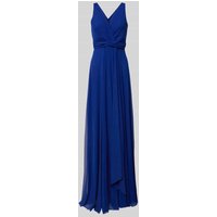 TROYDEN COLLECTION Abendkleid in Wickel-Optik in Royal, Größe 32 von TROYDEN COLLECTION
