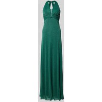 TROYDEN COLLECTION Abendkleid mit Knotendetail in Smaragd, Größe 32 von TROYDEN COLLECTION