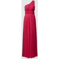 TROYDEN COLLECTION Abendkleid mit One-Shoulder-Träger in Fuchsia, Größe 40 von TROYDEN COLLECTION