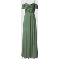 TROYDEN COLLECTION Abendkleid mit Raffungen in Mint, Größe 40 von TROYDEN COLLECTION