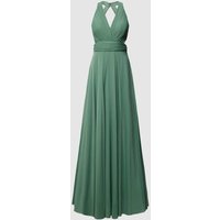 TROYDEN COLLECTION Abendkleid mit Taillenband in Mint, Größe 40 von TROYDEN COLLECTION