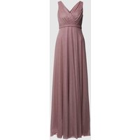 TROYDEN COLLECTION Abendkleid mit Taillenpasse in Mauve, Größe 38 von TROYDEN COLLECTION