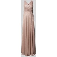 TROYDEN COLLECTION Abendkleid mit Taillenpasse in Rose, Größe 42 von TROYDEN COLLECTION