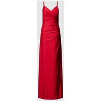 TROYDEN COLLECTION Abendkleid mit Taillenpasse in Rot, Größe 42 von TROYDEN COLLECTION