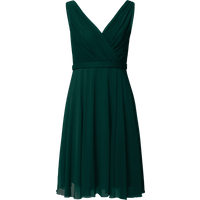 TROYDEN COLLECTION Cocktailkleid in Wickel-Optik in Smaragd, Größe 48 von TROYDEN COLLECTION
