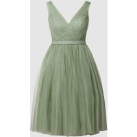 TROYDEN COLLECTION Cocktailkleid mit V-Ausschnitt in Mint, Größe 40 von TROYDEN COLLECTION