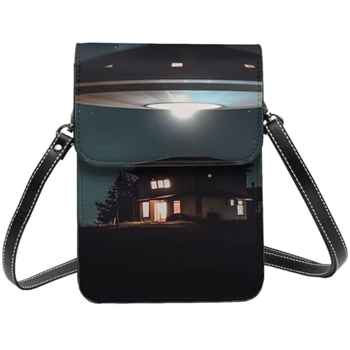 TRSGKSQP Kleine Umhängetasche aus Leder für Damen, Handy, Geldbörse, Nacht-Handytasche von TRSGKSQP