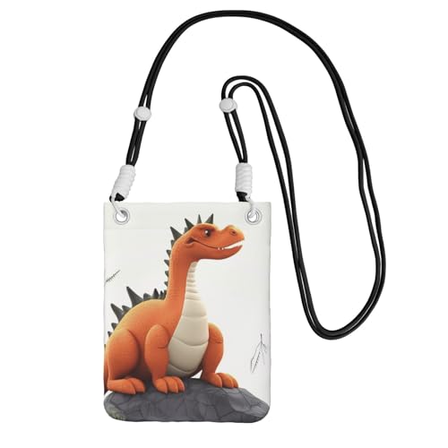 TRSGKSQP Kleine Umhängetasche für Damen, Handy-Geldbörse, Mini-Handytasche, lustiger Drachen-Handytasche, Schwarz , Einheitsgröße von TRSGKSQP