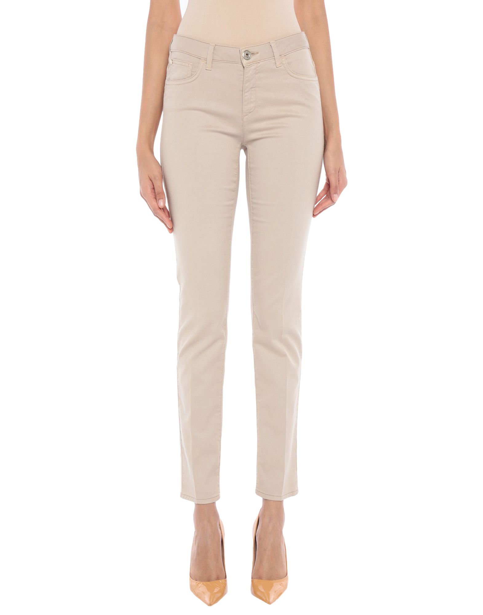 TRU TRUSSARDI Hose Damen Beige von TRU TRUSSARDI