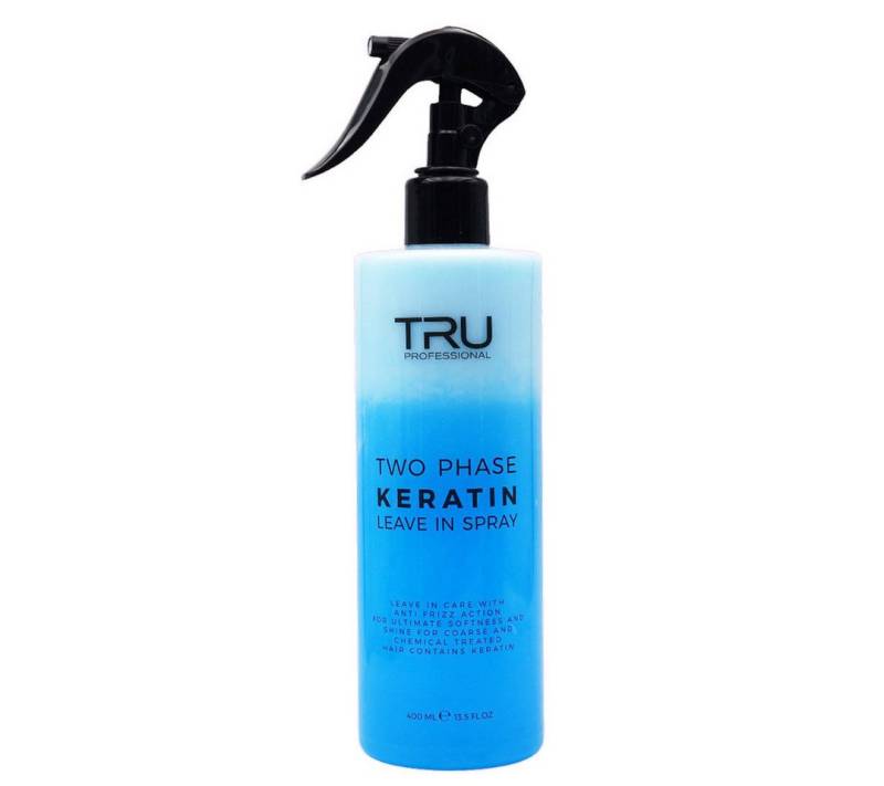 TRU Leave-in Pflege Two Phase Keratin, 400ml, Gesundes und kräftigeres Haar von TRU