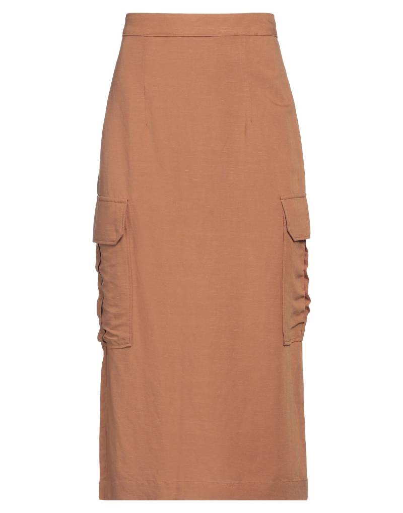 TRUE AVENUE Midi-rock Damen Kamel von TRUE AVENUE