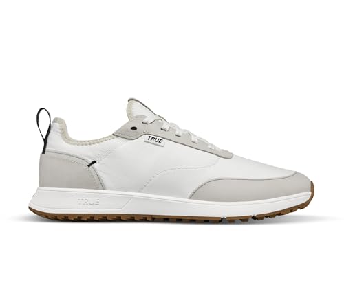 TRUE Linkswear Herren All Day Ripstop V2 Golfschuhe - Bequemes, leichtes, strapazierfähiges Ripstop-Obermaterial, wasserabweisend, Wolkenweiß, 44 EU TRUE Linkswear Herren All Day Ripstop V2 Golfschuhe - Bequemes, leichtes, strapazierfähiges Ripstop-Obermaterial, wasserabweisend, Wolkenweiß, 44 EU von TRUE Linkswear