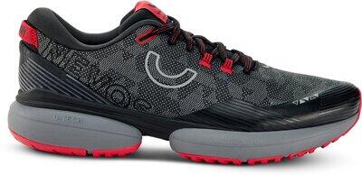 TRUE MOTION Herren Laufschuhe U-TECH Nevos Elements 3 Black/Steel Gray/Racing Red - Gr. - 45 von TRUE MOTION