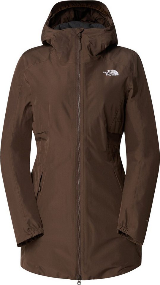 TRUE NORTH Regenjacke THE NORTH FACE Damen Outdoor Parka "Hikesteller Insulated" mit Kapuze von TRUE NORTH