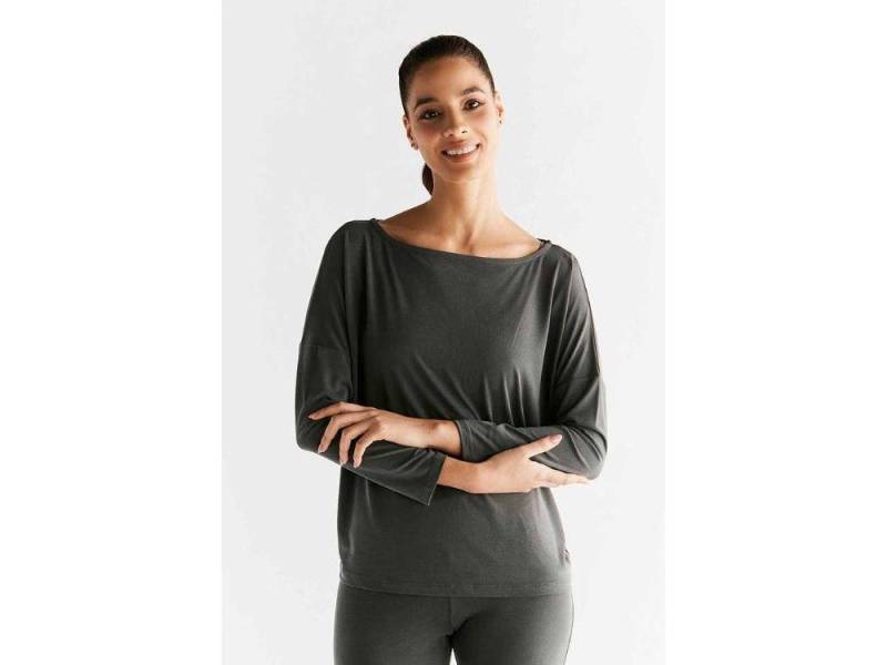 TRUE NORTH Yogashirt TRUE NORTH Damen-Yoga-Langarmshirt mit U-Boot-Auss von TRUE NORTH