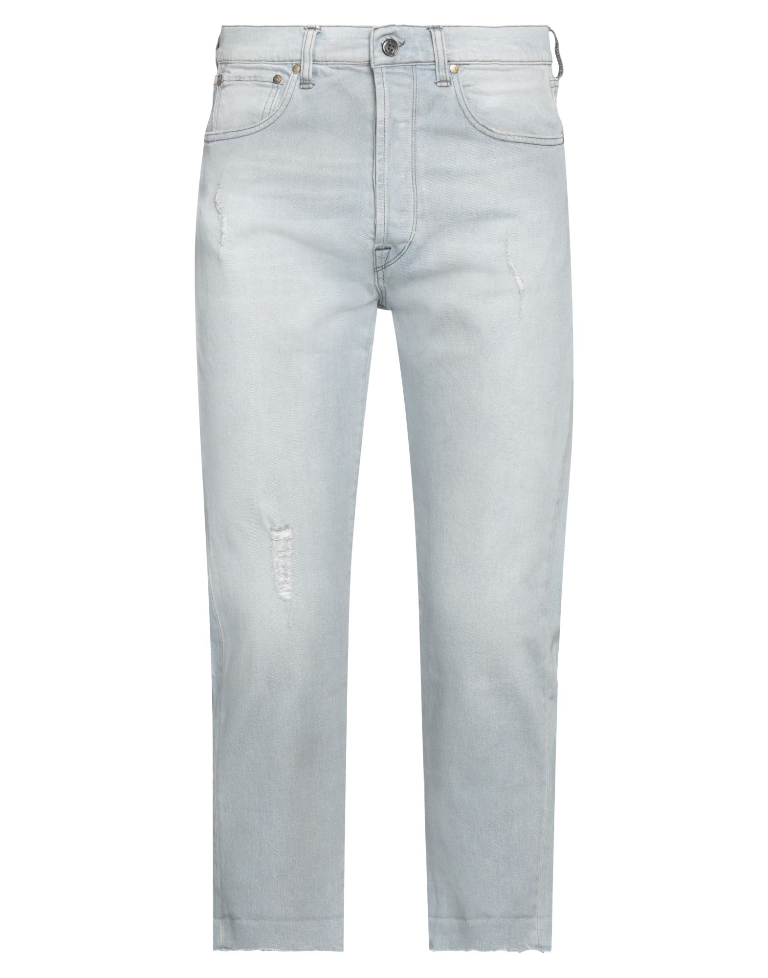 TRUE NYC® Cropped Jeans Herren Grau von TRUE NYC®