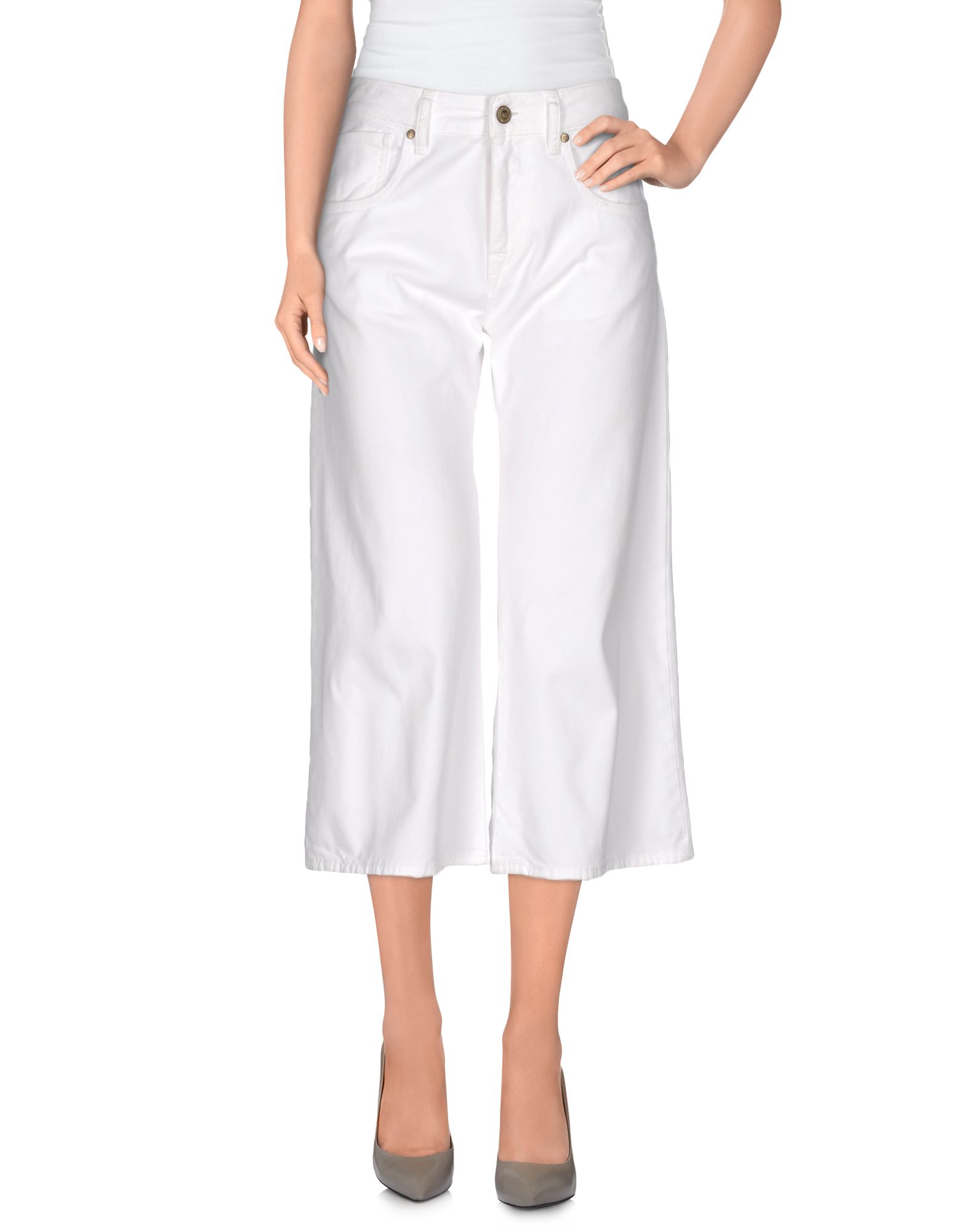 TRUE NYC® Cropped-hosen Damen Weiß von TRUE NYC®