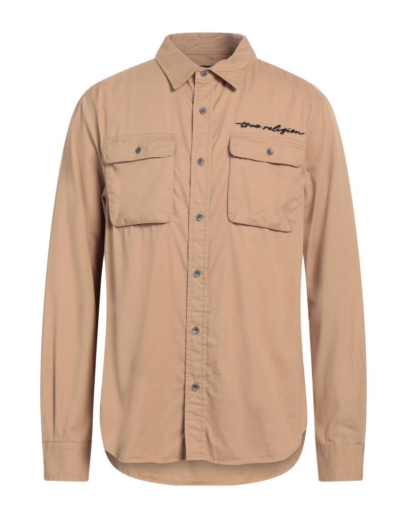TRUE RELIGION Hemd Herren Kamel von TRUE RELIGION